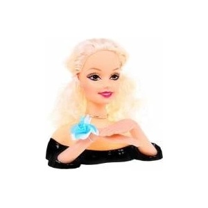 Ramiz Blonde Baby Hair Styling Doll 3+ Combing Set + Decorations Accessories