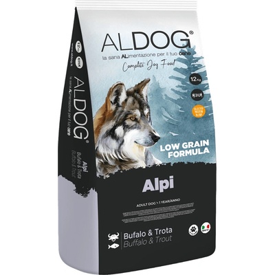 Aldog Adult Low Grain Medium AlpiI Buffalo & Trota 3 kg