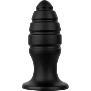 BUTTR Aftershock - гигантски анален плъг (черен) - 23 см - lovesexshop