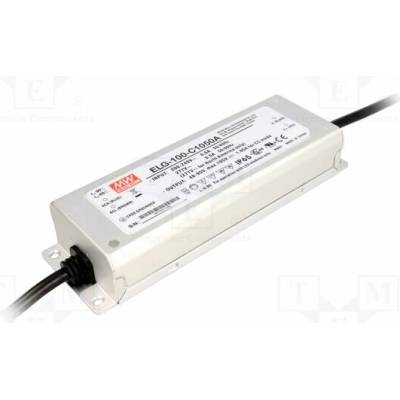 MEAN WELL ELG-100-C1050A Napájecí zdroj: spínaný; LED; 100W; 48÷95VDC; 525÷1050mA; IP65