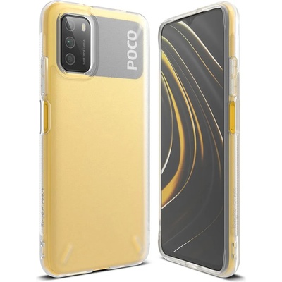 Ringke Противоударен Силиконов Калъф за Xiaomi Poco M3, Ringke Onyx Case, Прозрачен (8809785456048)
