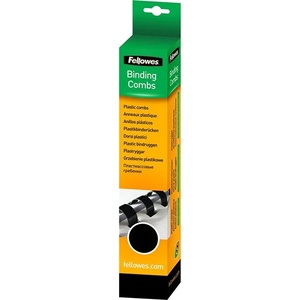 Fellowes 6 мм 25 бр. 10-20 листа черна пластмасова спирала 5330302 (5330302)