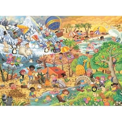RAVENSBURGER Zábava v každom ročnom období XXL 100 dielov