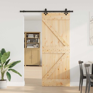 vidaXL Преплъзваща се врата NARVIK 80 x 210 см (152, 5 см) (3445230)