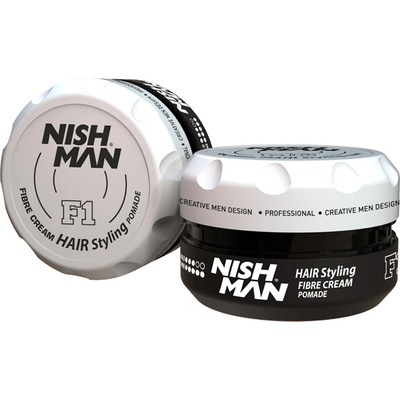 NishMan vláknitá krémová pomáda na vlasy F1 100ml
