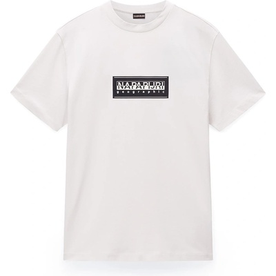 Napapijri Мъжка тениска Napapijri Nap Box Logo Short Sleeve T-shirt Mens - White Whisper