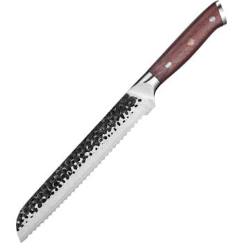 HARAHU Дамаски кухненски нож TE-37524 - Bread / Кафяв KP37524 (TE-37524)