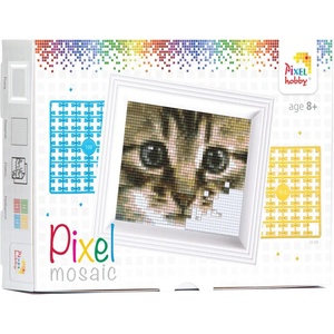 Pixelhobby Мозайка с рамка и пиксели Classic, Pixelhobby - Коте (31179)