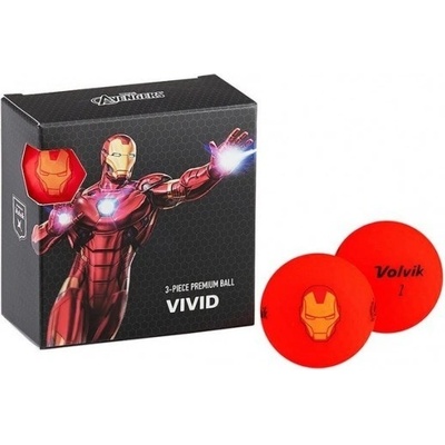 Marvel balení golfových míčků Volvik Iron Man 4ks
