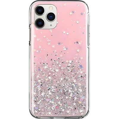 Wozinsky Силиконов калъф Wozinsky Star Glitter за Apple iPhone 12 Pro Max - Светлорозов KP8756 (8756)