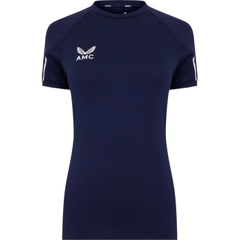 Castore Дамска тениска Castore AMC Performance T-Shirt Womens - Navy/White