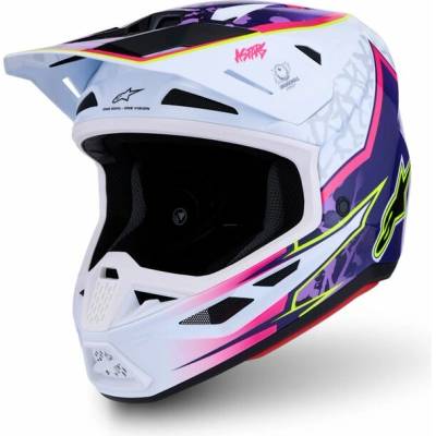 Alpinestars Supertech M7 Blaster Fialová/Ružová/Biela 2027