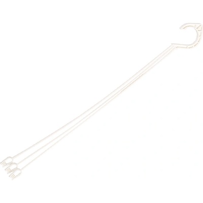 ALEANA КУКА ДЕКО ВИСЯЩА САКСИЯ БЯЛА (112098)