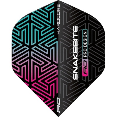 Red Dragon Hardcore Premium Snakebite, černo-duhové