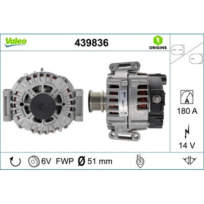 Alternátor VALEO 439836