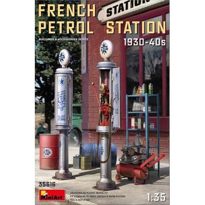 MiniArt French Petrol Station 193040s 35616 1:35