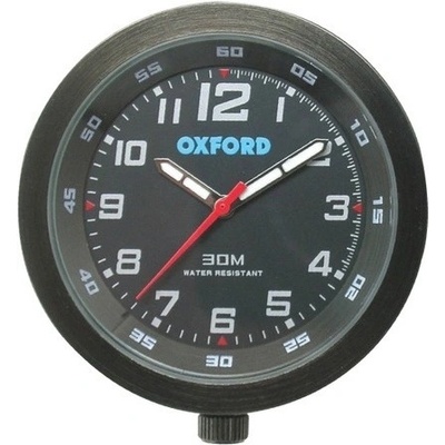 Ananalogové hodinky Oxford OF218B Analogue Clock, luminiscenčné ciferník - čierna