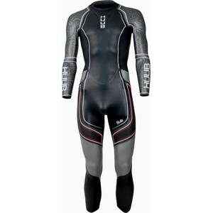 HUUB Мъжки неопренов костюм за триатлон HUUB SUB7 3: 5 black/grey
