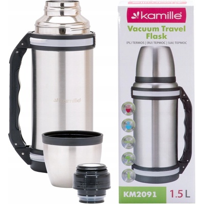 Kamille termoska KM2091 1,5 l šedá