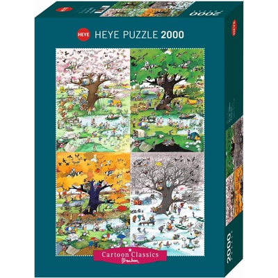 Heye Пъзел Heye от 2000 части - Четирите сезона, Роже Блашон (29873)