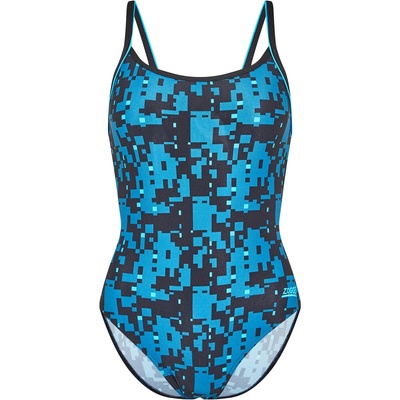 Zoggs Como Piped Sprintback Womens - Multi