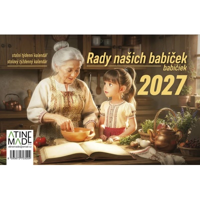 Rady našich babiček, stolní, týdenní, 14 x 21,4 cm 2027