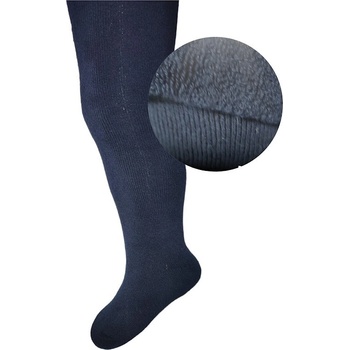 detské pančuchy froté tmavomodré