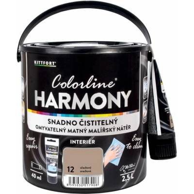 KITTFORT Colorline HARMONY 2,5 l ořechová matná