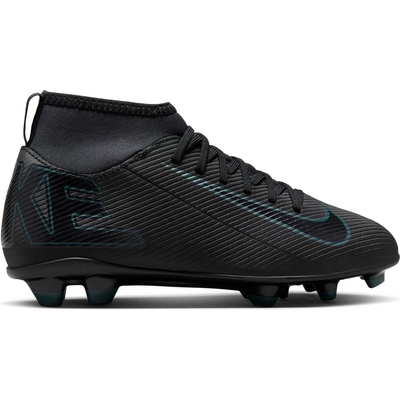 Юношески футболни бутонки Nike Mercurial Superfly 10 Club Junior Firm Ground Football Boots - Black/Green