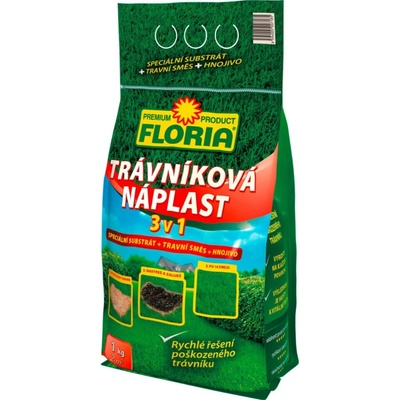 FLORIA Premium Trávniková náplasť 3v1 1 kg