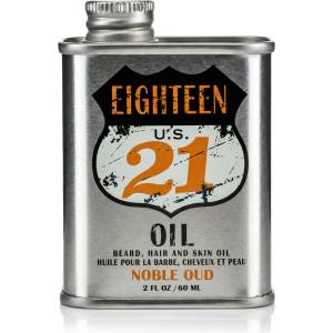 18.21 Man Made Beard Hair And Skin Oil - Noble Oud 60 ml