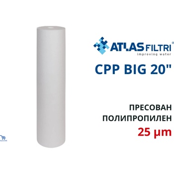 Atlas Filtri Atlas CPP 20 BIG SX 25 mcr Патрон пресован полипропилен 20" BIG (RE5706911)