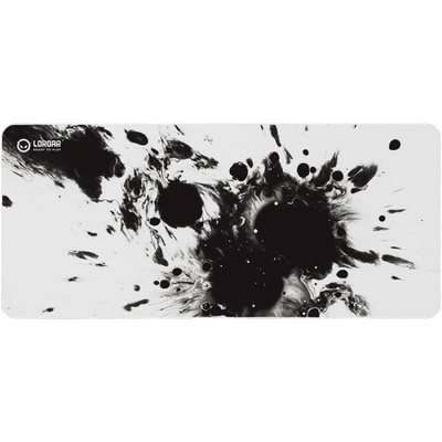 LORGAR Подложка за мишка lorgar mpa14xl (lrg-mpa14xl), 900х400х3мм, Черен/Бял (lrg-mpa14xl)