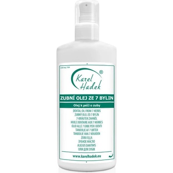 KH zubní olej ze 7 bylin k péči o zuby při parodontóze 200 ml