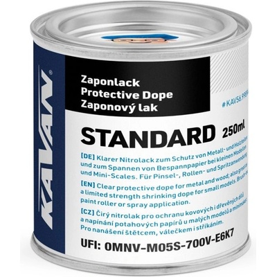 KAVAN zaponový lak STANDARD 250ml – Zbozi.Blesk.cz