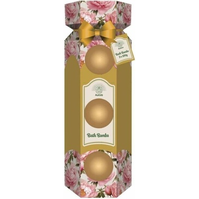 Aurora Mix vôní set šumivých gúľ do kúpeľa 3 x 100 g