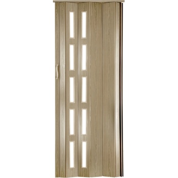 STANDOM Shrnovací dveře prosklené ST6 Dub sonoma 80 cm