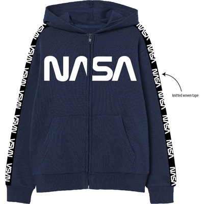 Nasa licencia mikina NASA 5218107 tmavě modrá