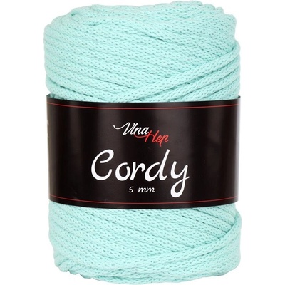 Vlna-hep Cordy šňůry 5mm - 8134 mintová