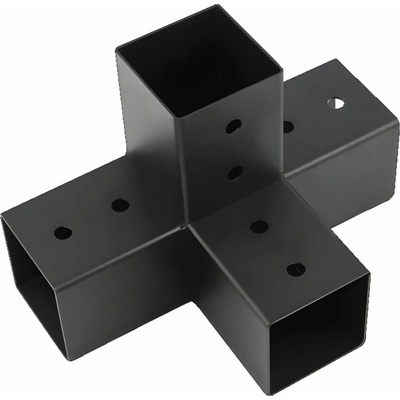 Domax Trámová spojka X 120, čierna C 122x266x326x2,0