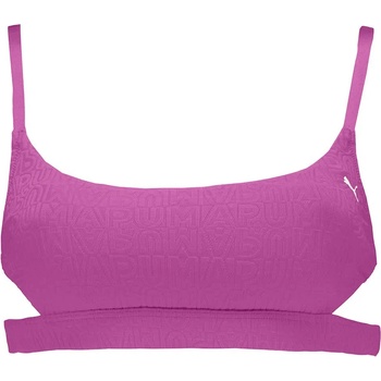 PUMA Jacquard Peekaboo bikini top - Purple (Purple)