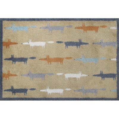 Turtle Mat Absorpční rohožka do domácnosti Running Mr Fox Multi 60 x 85 cm