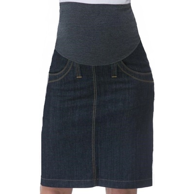 Těhotenská sukně 1S0938 šedá – Zboží Dáma