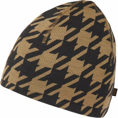 Helly Hansen Lifa merino beanie sepia houndstooth aop