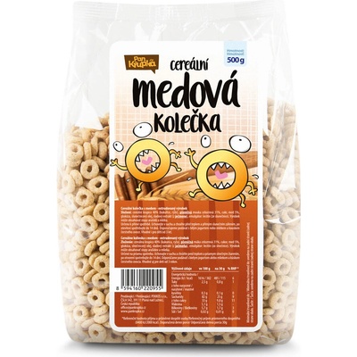 REJ Food Cereálne Kolieska medové 500 g
