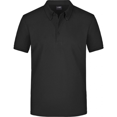 James & Nicholson Elegantná pánska polokošeľa JN964 čierna