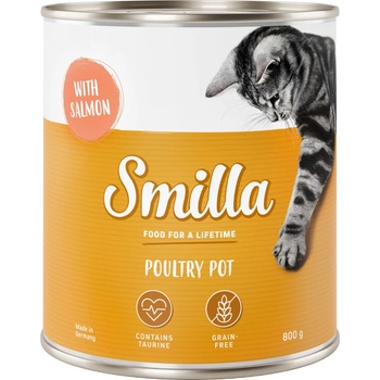 Smilla Drůbeží jemné drůbeží s lososem 6 x 800 g