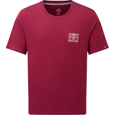 Sherpa Мъжка тениска Sherpa Jutnu Badge Tee T-shirt - Wine - размер M (216-8634-0312)