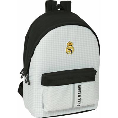 Školský batoh jednokomorový Real Madrid Safta biely 24 l