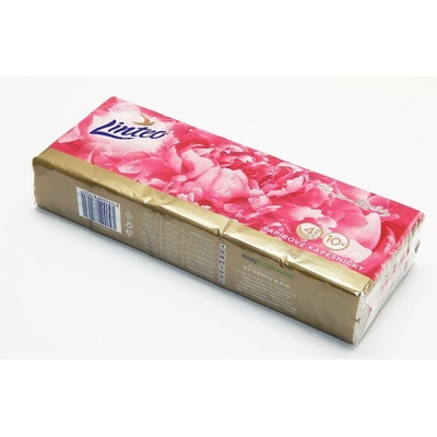 Linteo Premium papírové kapesníčky 4-vrstvé 10 x 10 ks
